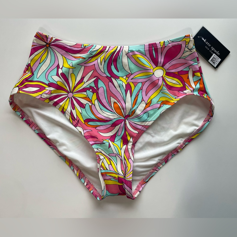 Kate Spade High Waisted Swimsuit Bottoms